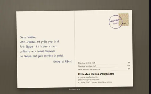 Aperçu du style Carte postale