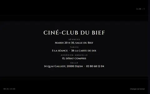 Aperçu du style Générique de film